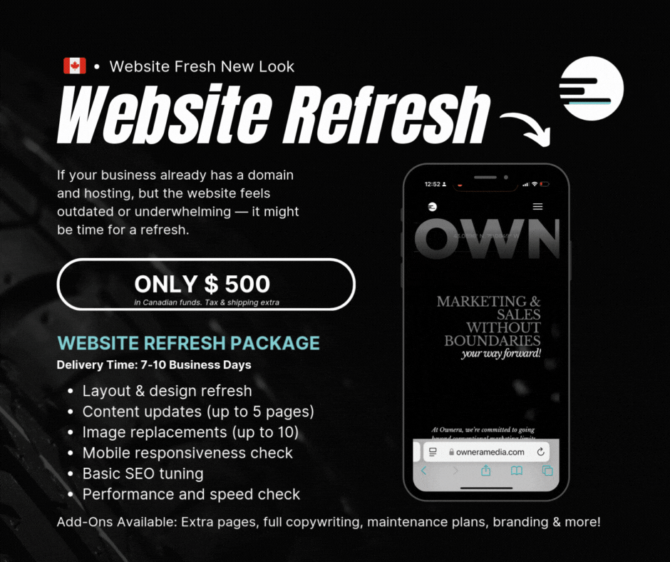 Website Fresh New Look